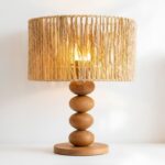 Lampe de Chevet en Bois
